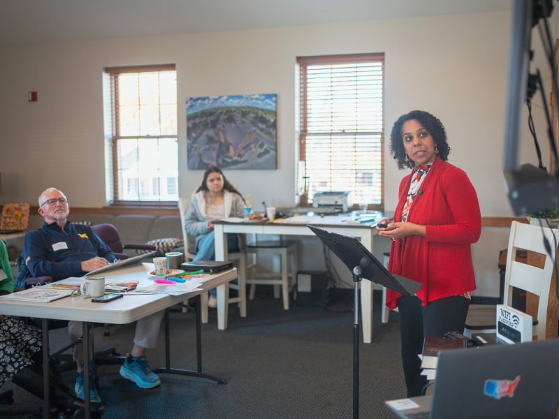 Safe Haven Praxis coach teaching a lesson