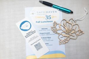35th Annual Safe Have Ministries Luncheon program